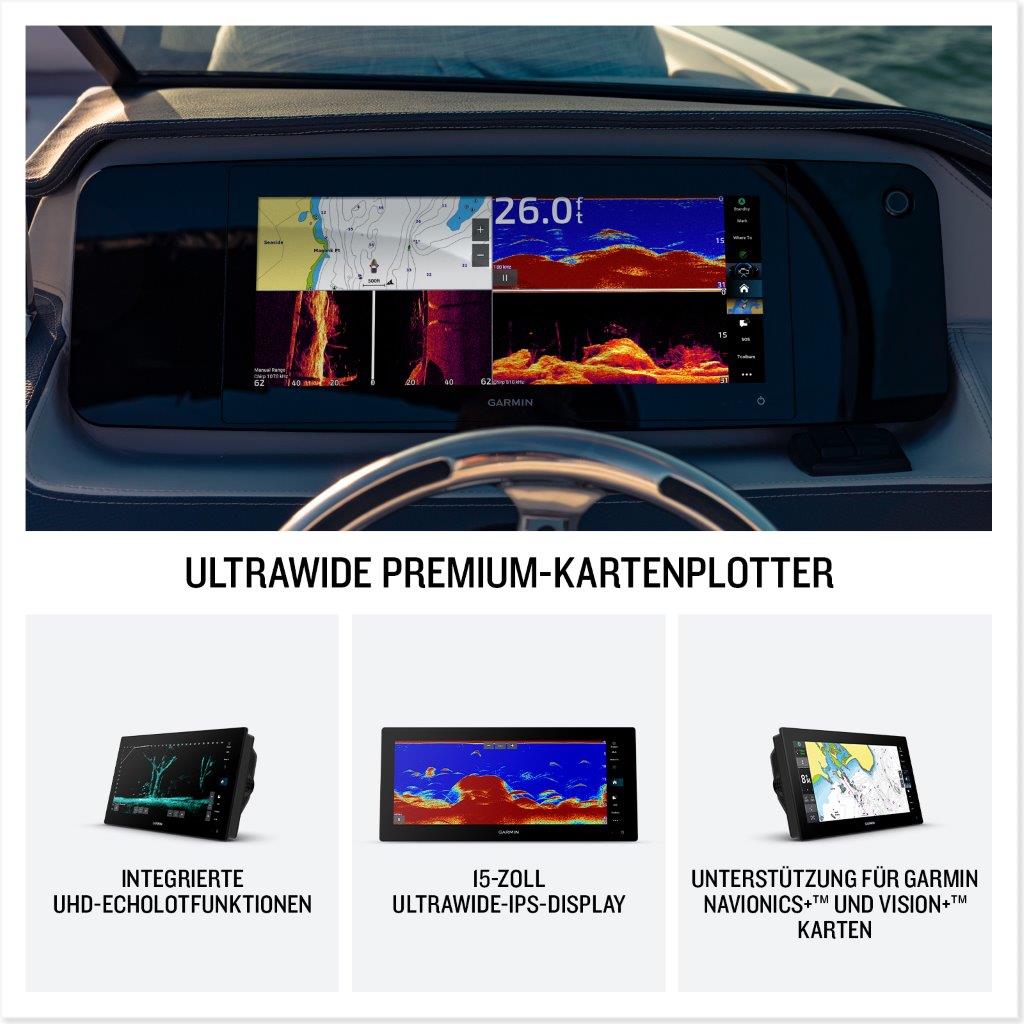 Garmin GPSMAP 1523xsv Ultrawide Kartenplotter