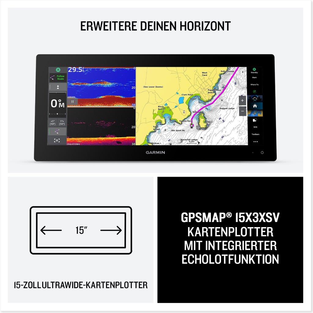 Garmin GPSMAP 1523xsv Ultrawide Kartenplotter