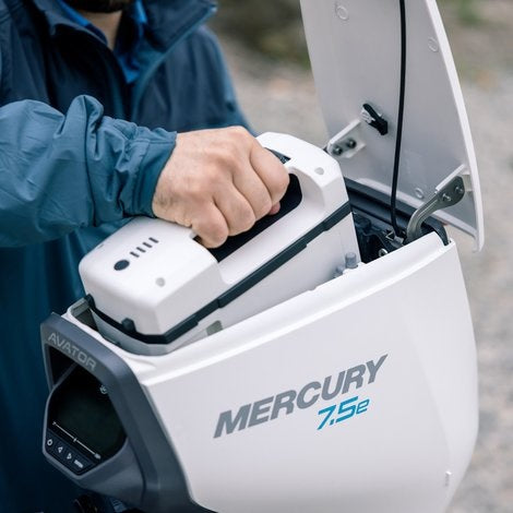 Mercury AVATOR 7.5e, Kurzschaft, Pinnensteuerung, 48 V, 1,005 kWh