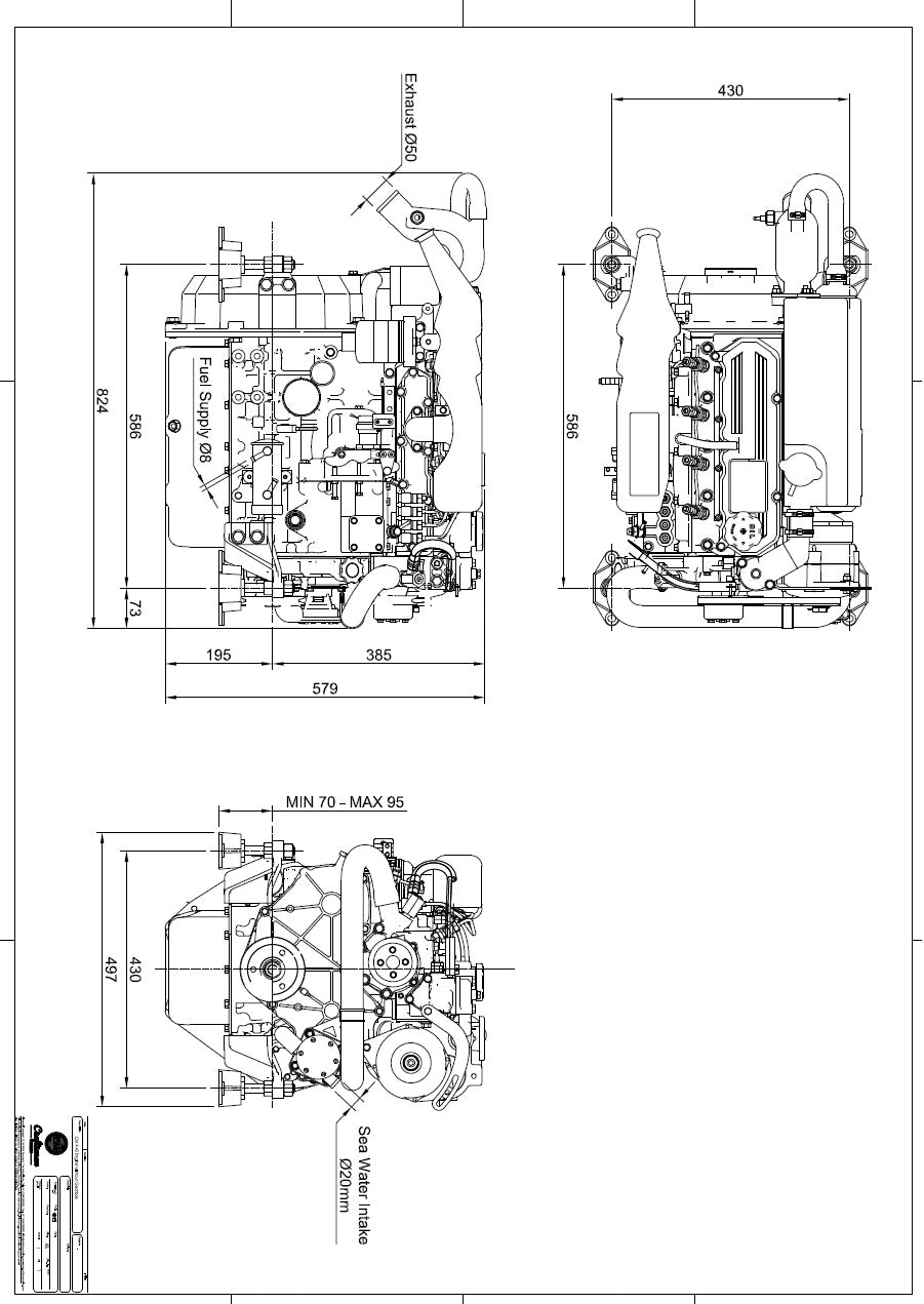 Craftsman CM4.42, 42 PS,  Innenborder Diesel ohne Panel